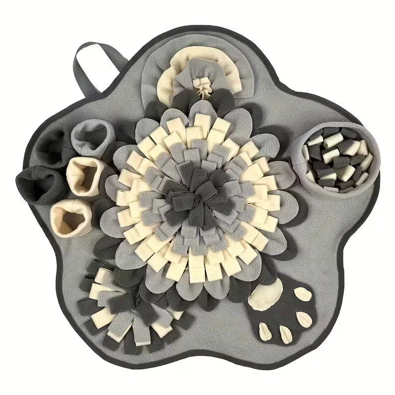 Tapis de fouille interactif chien – stimule mentalement et ralentit l’alimentation