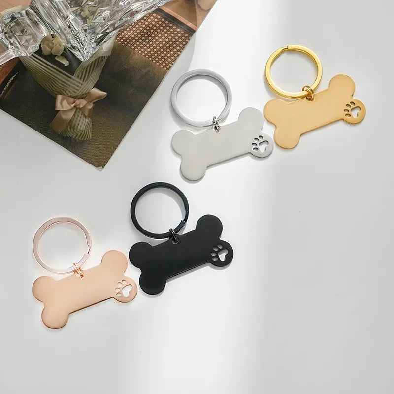 Médaille chien et chat personnalisée – gravure nom et téléphone