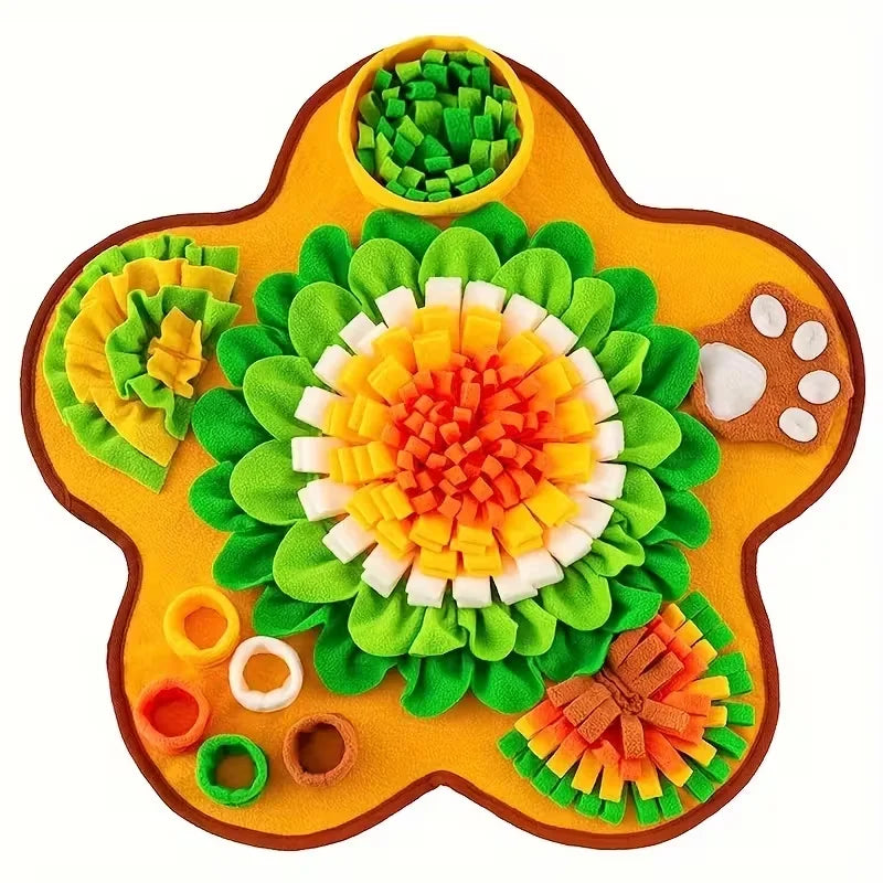 Tapis de fouille interactif chien – stimule mentalement et ralentit l’alimentation